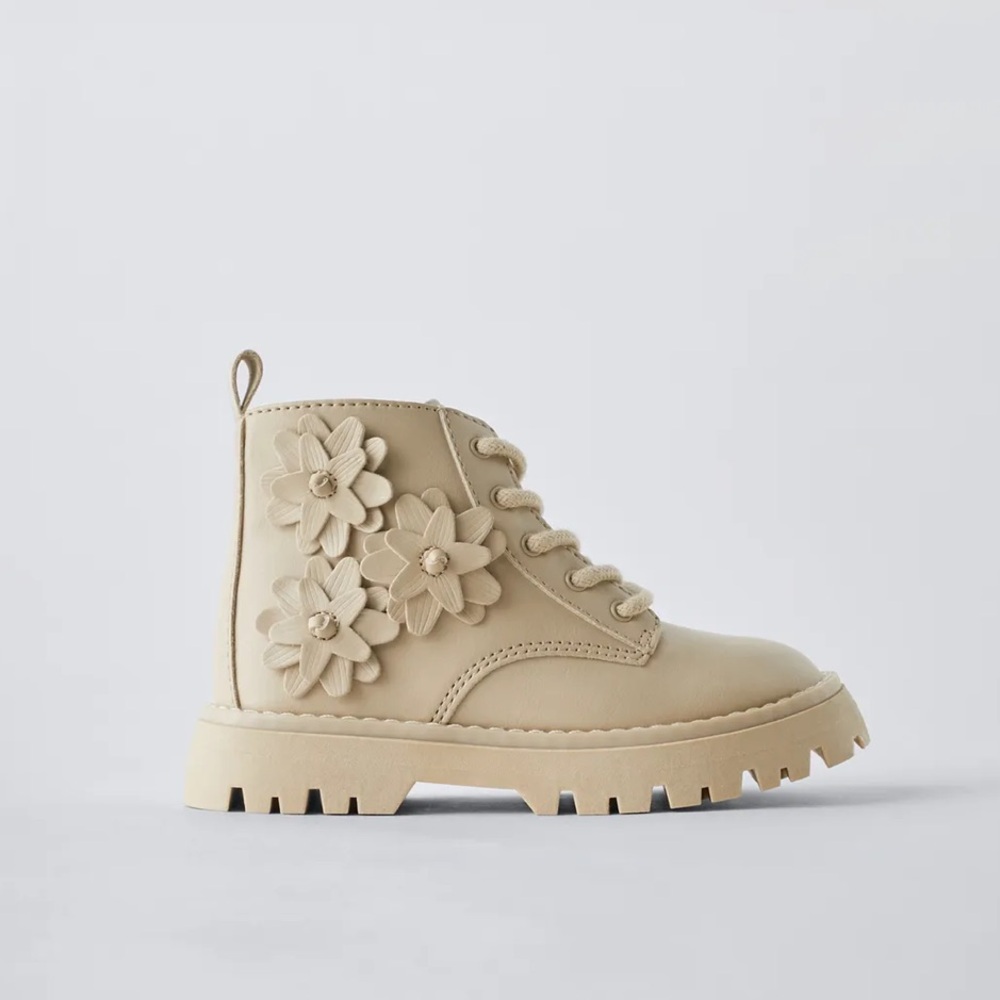 Zara Floral Boots